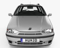 Fiat Palio Weekend 2000 3d model front view