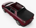 Fiat Toro 2019 3D模型 顶视图