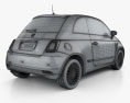 Fiat 500 2018 3D-Modell