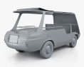 Fiat 600 Multipla Marinella 1958 3D модель