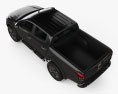 Fiat Fullback Doppelkabine 2019 3D-Modell Draufsicht