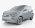 Fiat Mobi Like On 2020 3d model clay render