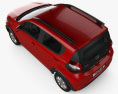 Fiat Mobi Way On 2020 3d model top view