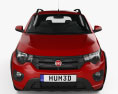 Fiat Mobi Way On 2020 3d model front view