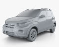 Fiat Mobi Way On 2020 3d model clay render