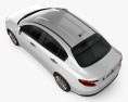 Fiat Egea Easy 2016 3d model top view