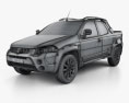 Fiat Strada Adventure CD Extreme 2018 3D-Modell wire render