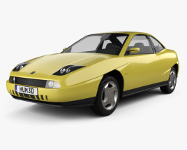 3D model of Fiat Coupe Pininfarina 2000