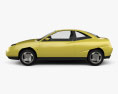 Fiat Coupe Pininfarina 2000 3D 모델  side view