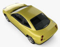 Fiat Coupe Pininfarina 2000 3D模型 顶视图
