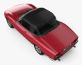 Fiat Dino Spider 2400 1969 3D模型 顶视图