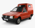 Fiat Fiorino Panel Van 2000 3D модель