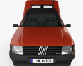 Fiat Fiorino 厢式货车 2000 3D模型 正面图