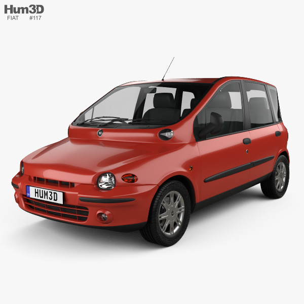 Fiat Multipla 1998 3D model