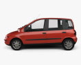 Fiat Multipla 2004 3D 모델  side view