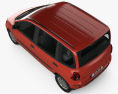Fiat Multipla 2004 3D-Modell Draufsicht