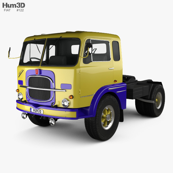 Fiat 682 N3 Tractor Truck 2017 3D model
