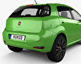 Fiat Punto TwinAir 5ドア 2018 3Dモデル