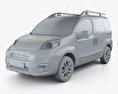 Fiat Fiorino Premio 2017 Modello 3D clay render