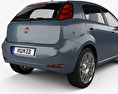 Fiat Punto 5-door 2018 3d model