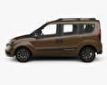 Fiat Doblo Trekking 2017 3Dモデル side view