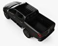 Fiat Fullback Doppelkabine mit Innenraum 2019 3D-Modell Draufsicht