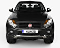 Fiat Fullback Double Cab with HQ interior 2019 3d model front view
