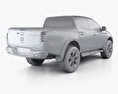 Fiat Fullback Подвійна кабіна з детальним інтер'єром 2019 3D модель
