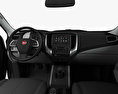 Fiat Fullback Cabine Dupla com interior 2019 Modelo 3d dashboard