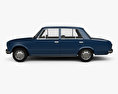 Fiat 124 1972 3D 모델  side view