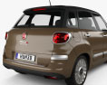 Fiat 500L 해치백 2020 3D 모델 