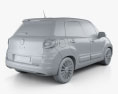 Fiat 500L 해치백 2020 3D 모델 
