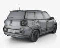 Fiat 500L Wagon 2020 3D модель