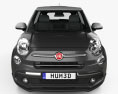 Fiat 500L Wagon 2020 3D 모델  front view