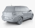 Fiat 500L Wagon 2020 3D-Modell