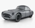 Fiat 8V クーペ 1952 3Dモデル wire render