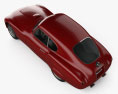 Fiat 8V coupe 1952 3D模型 顶视图