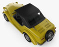 Fiat Siata Spring 1968 3D模型 顶视图