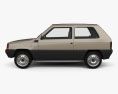 Fiat Panda 30 1980 3d model side view
