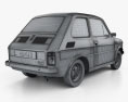 Fiat 126 mit Innenraum 2000 3D-Modell