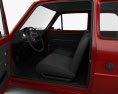 Fiat 126 com interior 2000 Modelo 3d assentos