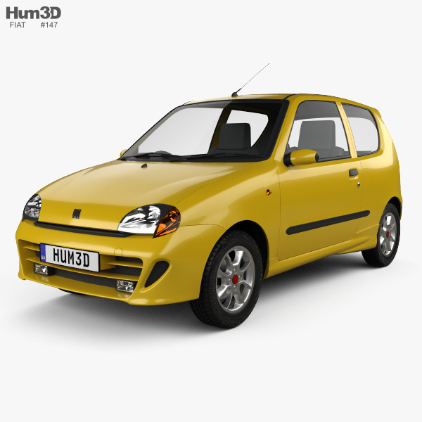 Fiat Seicento Sporting Abarth 2003 3D model