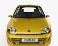 Fiat Seicento Sporting Abarth 2003 3d model front view