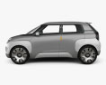 Fiat Centoventi 2020 Modelo 3D vista lateral