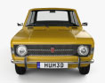 Fiat 128 1969 Modello 3D vista frontale