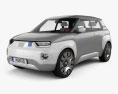 Fiat Centoventi 인테리어 가 있는 2020 3D 모델 