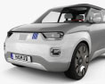 Fiat Centoventi с детальным интерьером 2020 3D модель