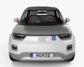 Fiat Centoventi mit Innenraum 2020 3D-Modell Vorderansicht