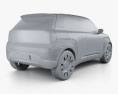 Fiat Centoventi avec Intérieur 2020 Modèle 3d