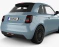 Fiat 500 la Prima France cabriolet 2023 3d model